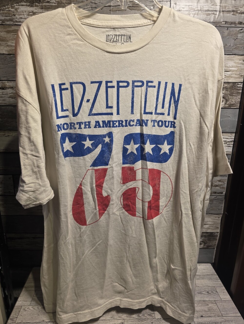 Led Zeppelin Cream Short Sleeve Tour Graphic Tee